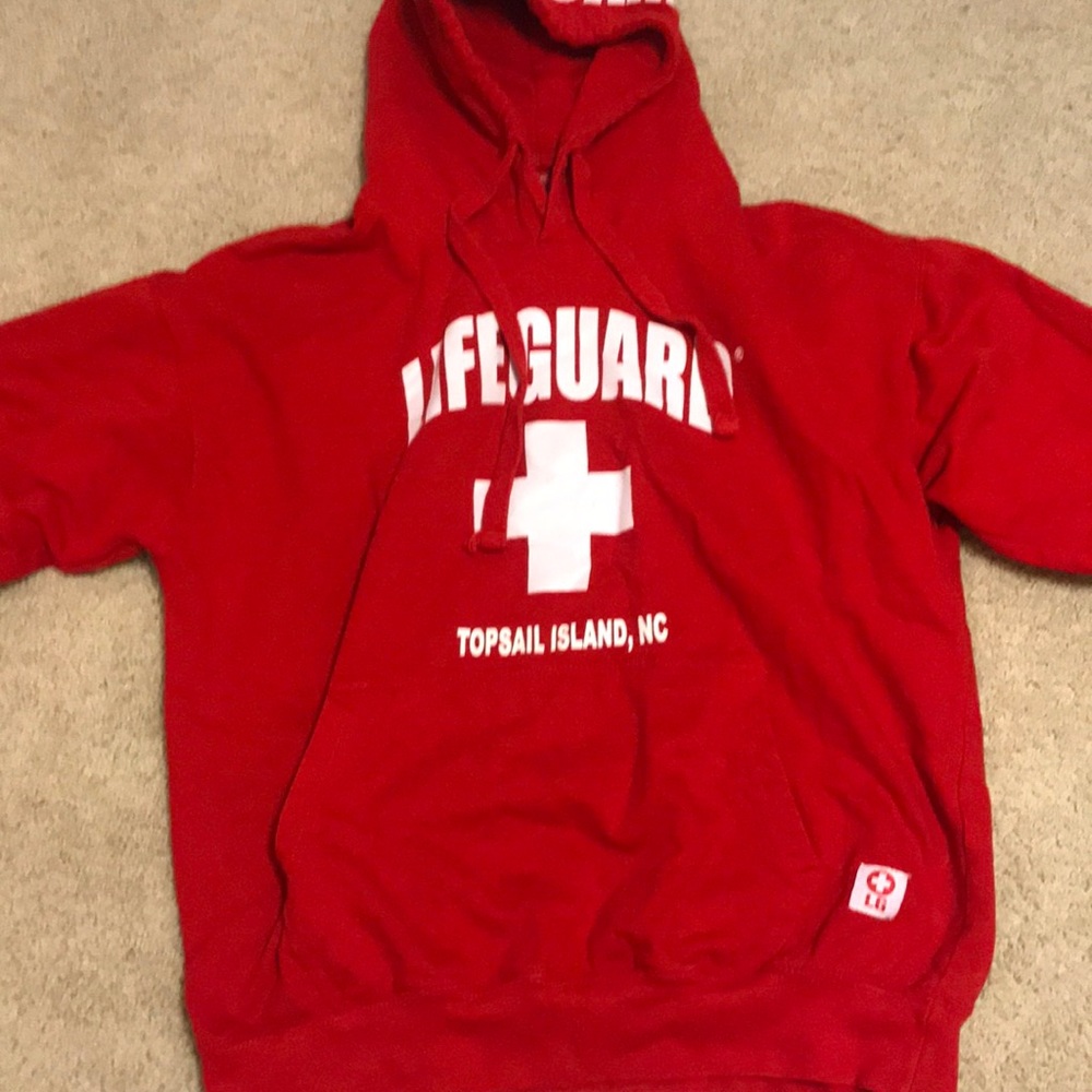 Barely worn SMOKE FREE HOME lifeguard sweatshirt